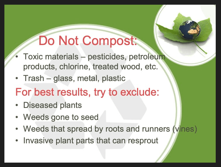 Do Not Compost